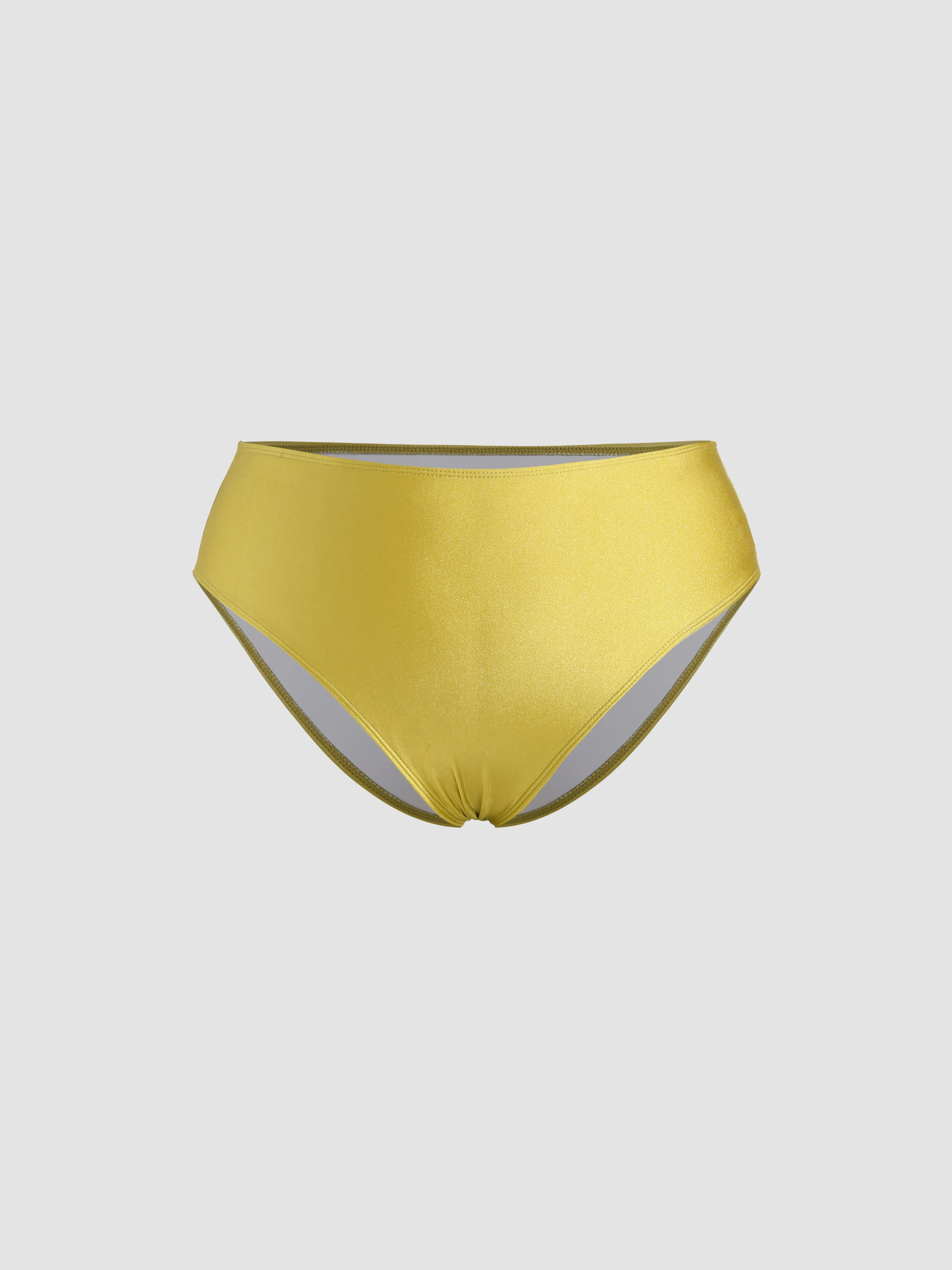 Solid Cheeky Bikini Bottom Curve & Plus