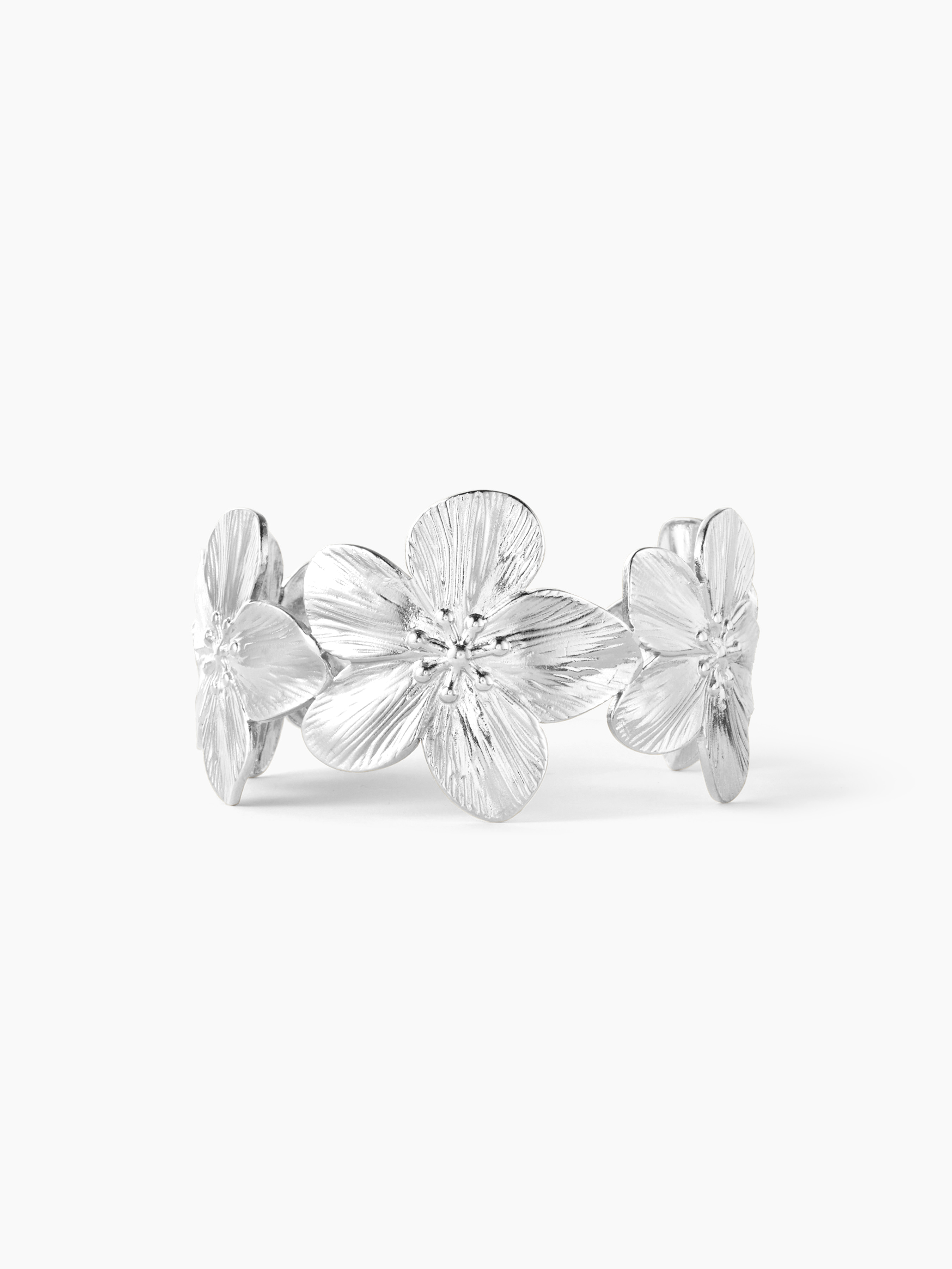 18KT FLORAL CUFF BRACELET