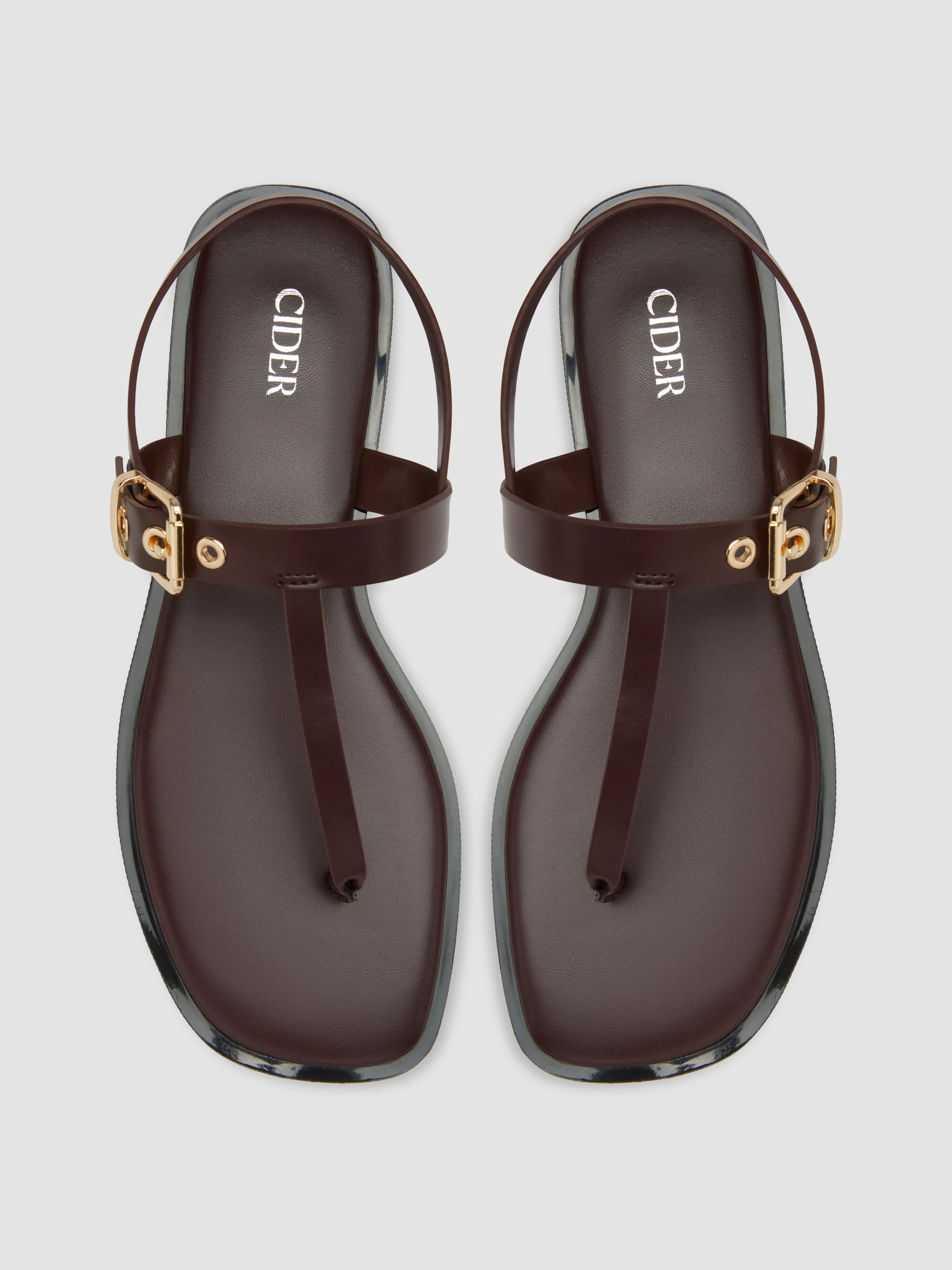 ADJUSTABLE STRAP FLIP-FLOP SANDALS