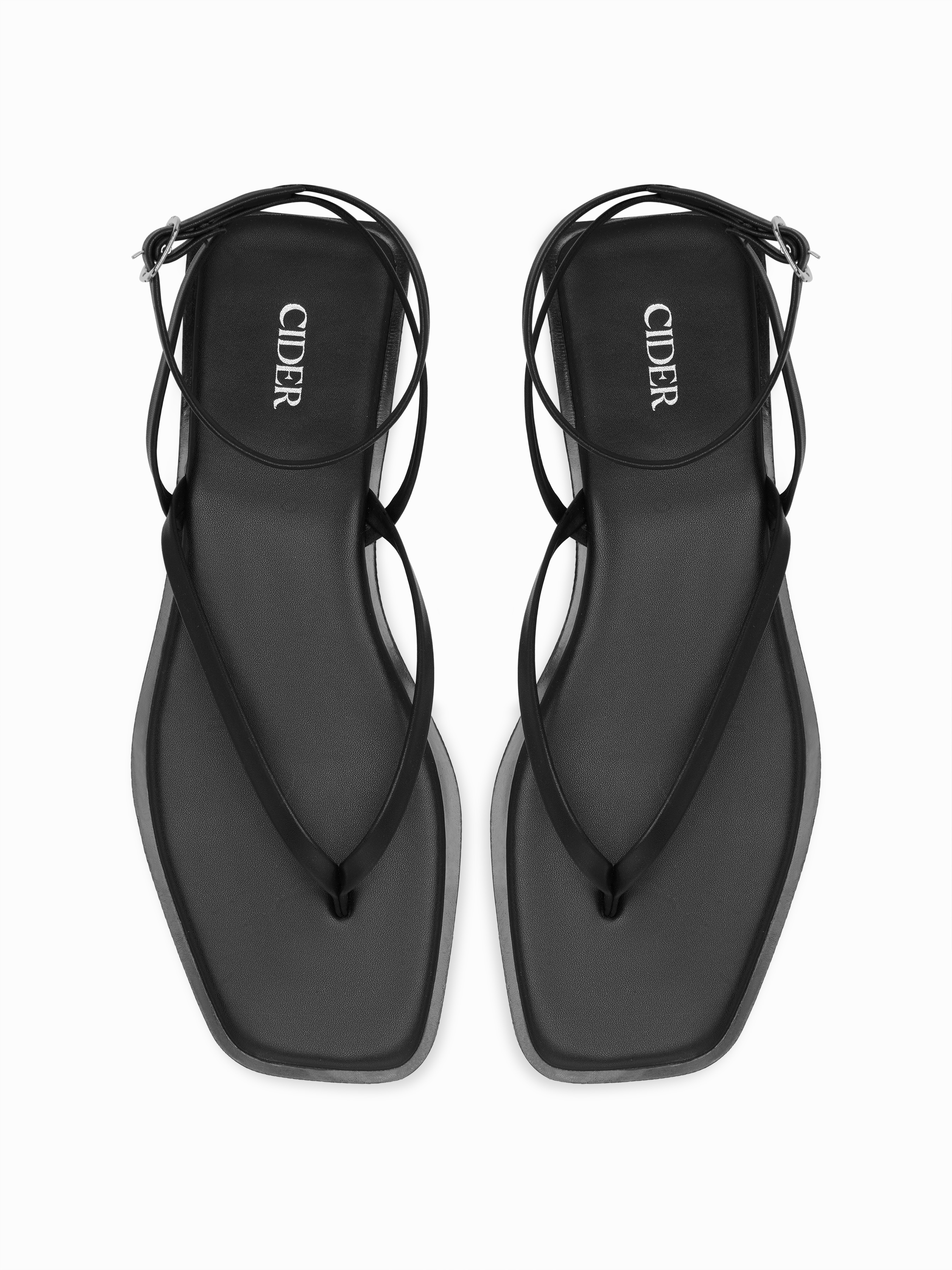 ADJUSTABLE STRAP FLIP-FLOP SANDALS