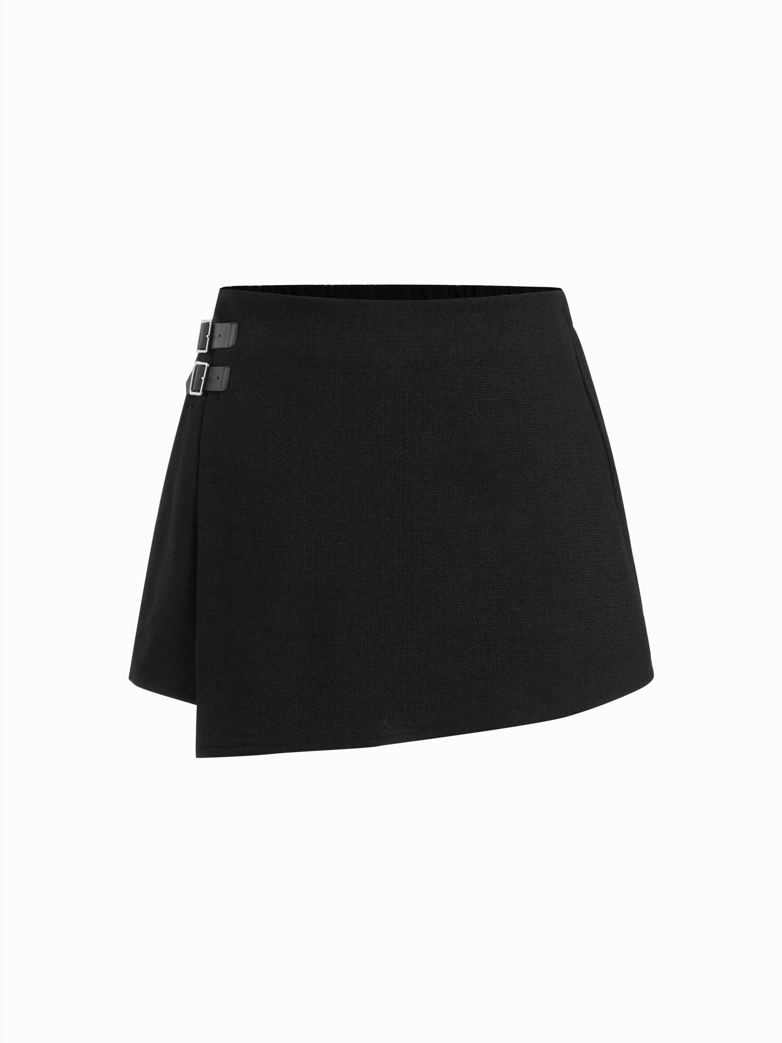 Low Rise Belted Mini Skort Curve & Plus