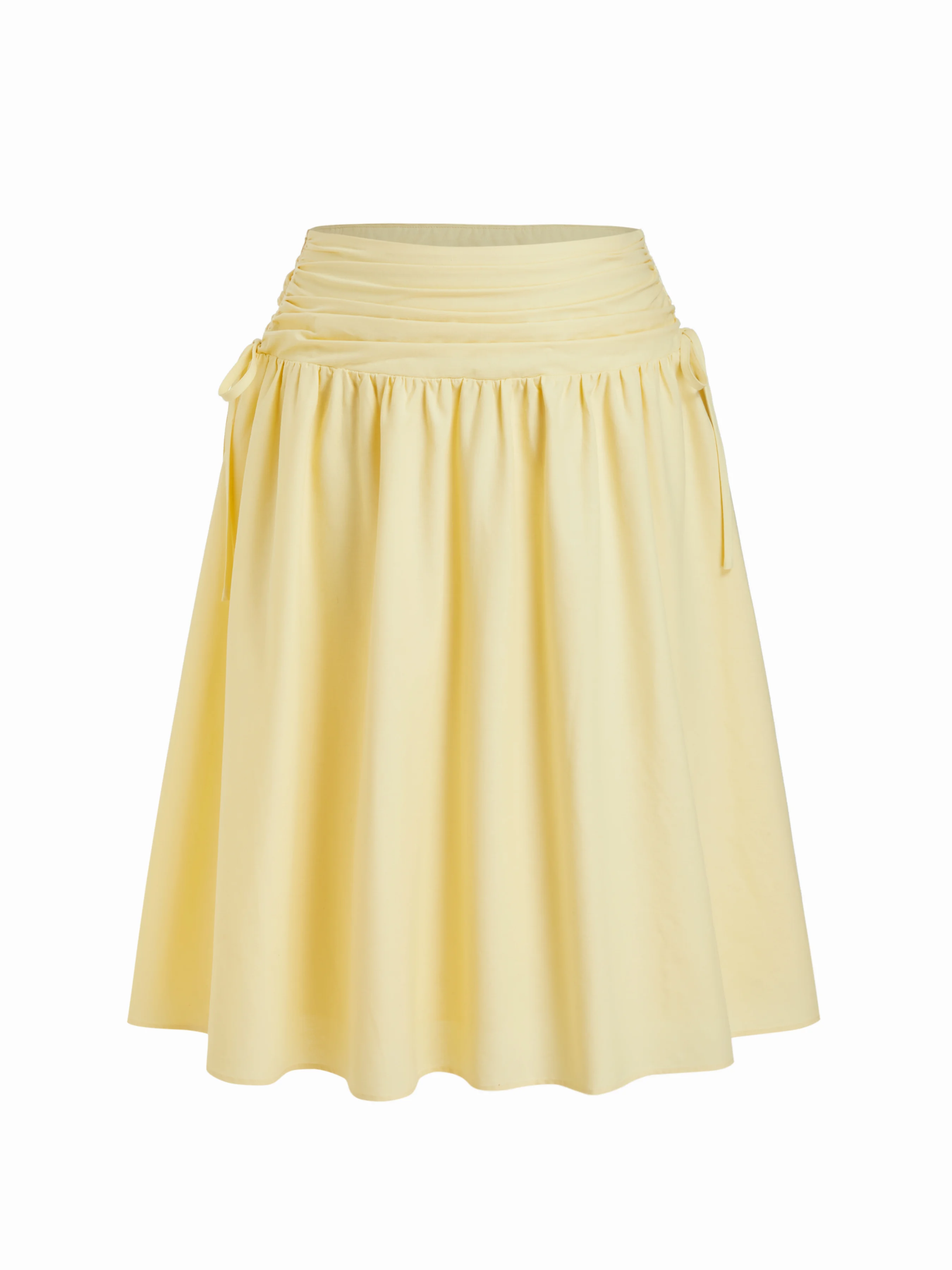 Woven Mid Rise None Midi Skirt Curve & Plus