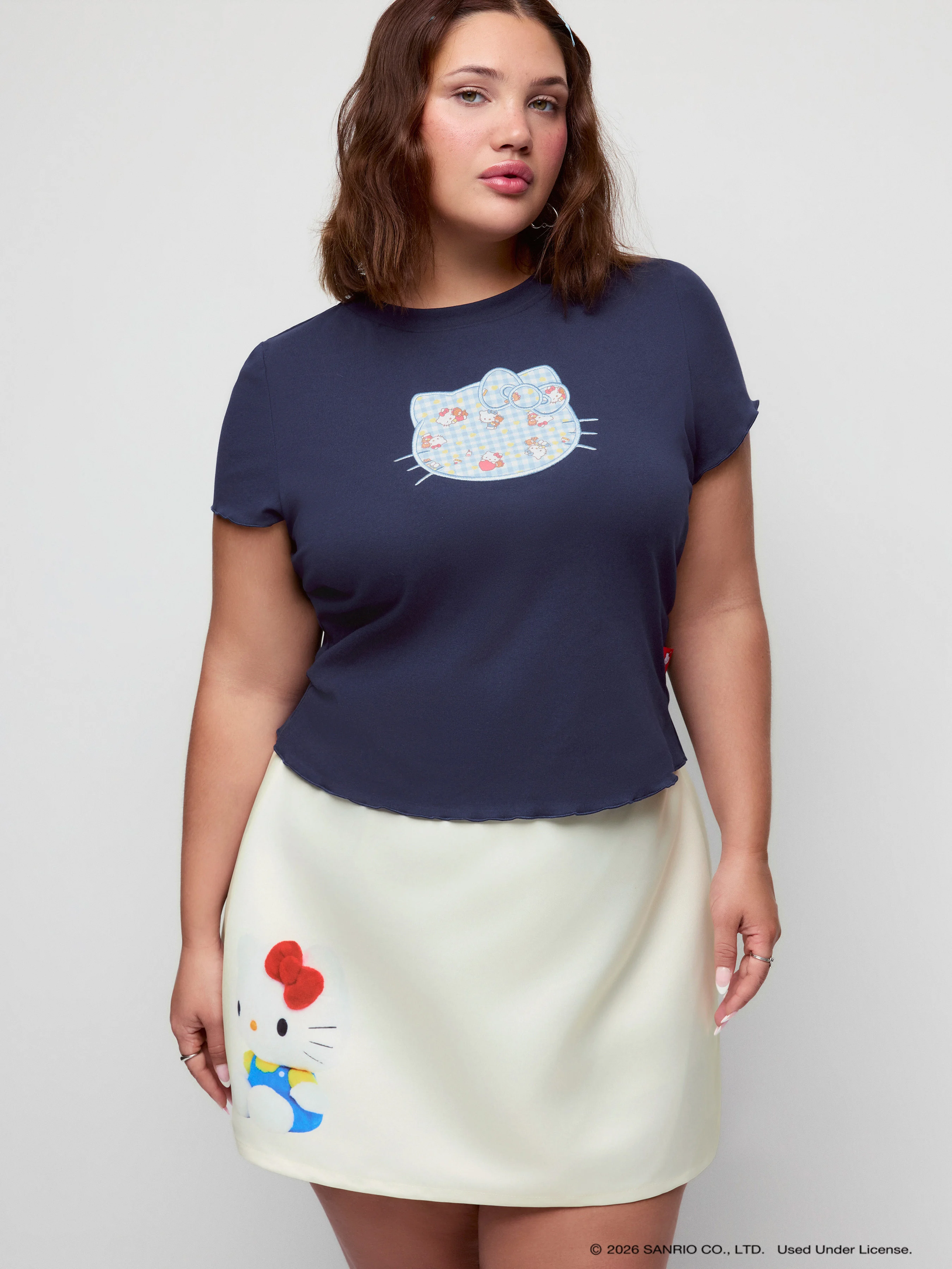 Our Favorite Things Cotton Blend Graphic Tees Curve & Plus